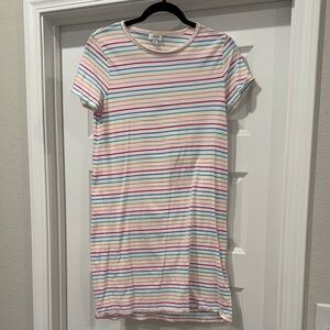 J. Crew Multicolor Striped Dress